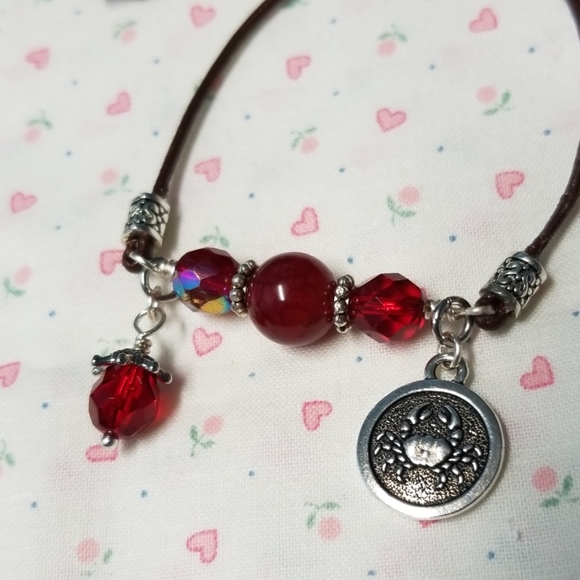 Leather Zodiac Adjustable Bracelet! - Picture 4 of 4